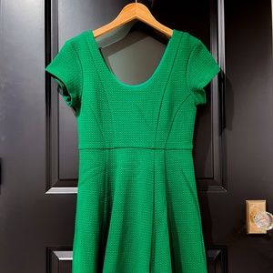 Anthropology Maeve Green Knit Dress